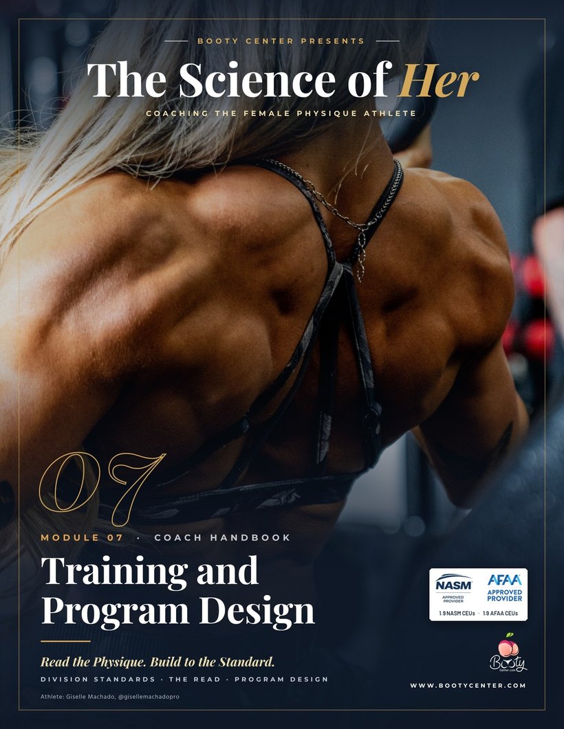 Cover of Module 07, Training and Program Design