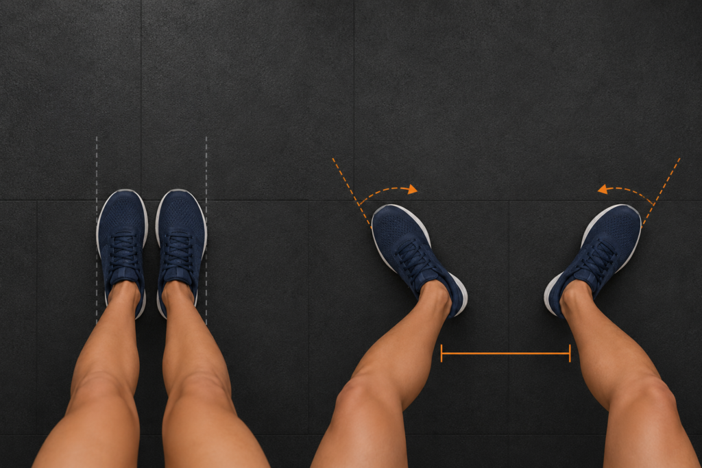 stance width