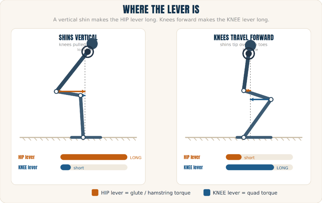where the lever is